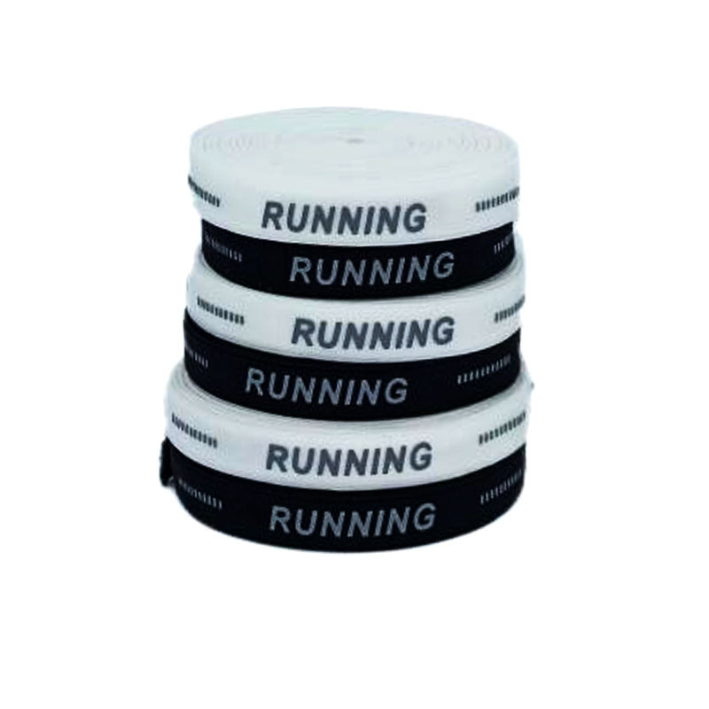 Factory Wholesale Running Letter Elastic Band Printing Fashion Elastic Ribbon Shoes Bag Hair Accessories Clothing Accessories Item Picture