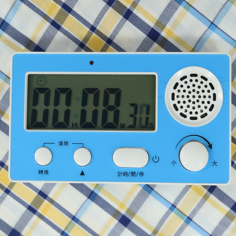电子计时器学生做题提醒器纯语言多功能计时器闹钟语音报时详情图3