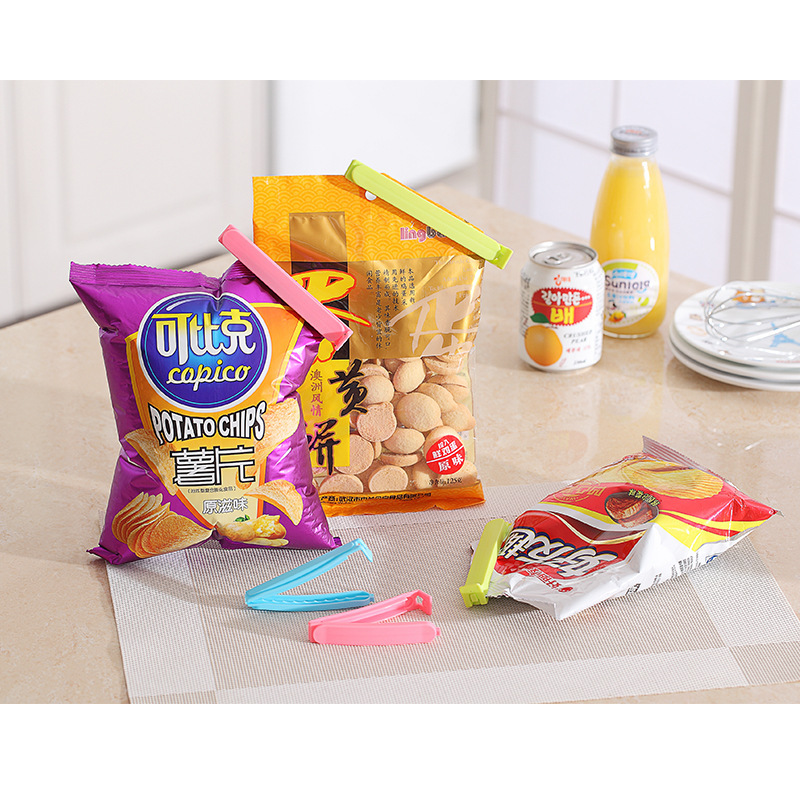 11.5cm plastic sealing clip, household snack nut sealing clip, tea moisture-proof clip Specification image