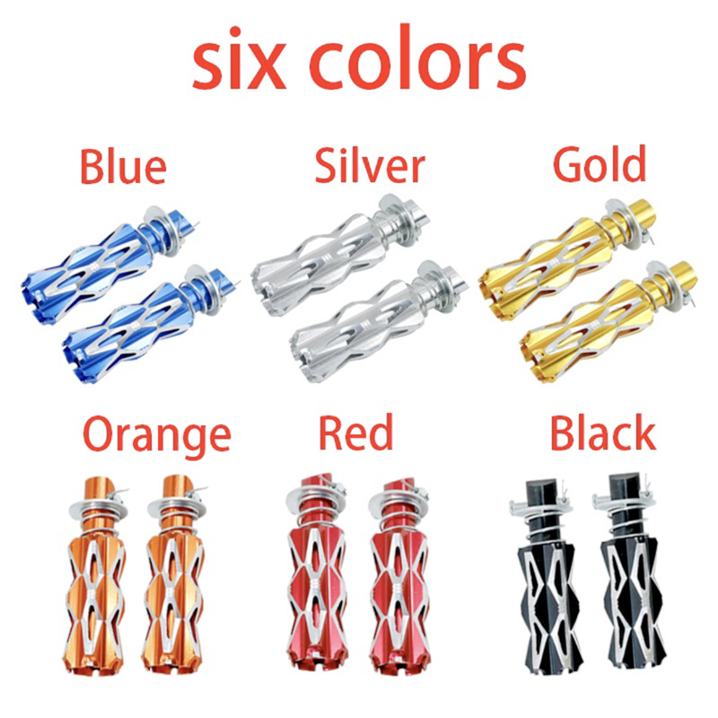 Direct sales from the manufacturer of aluminum alloy round plum blossom footrests and rear pedals for motorcycles and electric bikes full figure