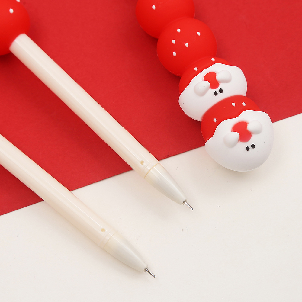 Zhongfan Stationery Cartoon Sugar Gourd Soft Silicone Neutral Pen Ins Cute Student Exam Black Pen Signature Pen Application Scenario