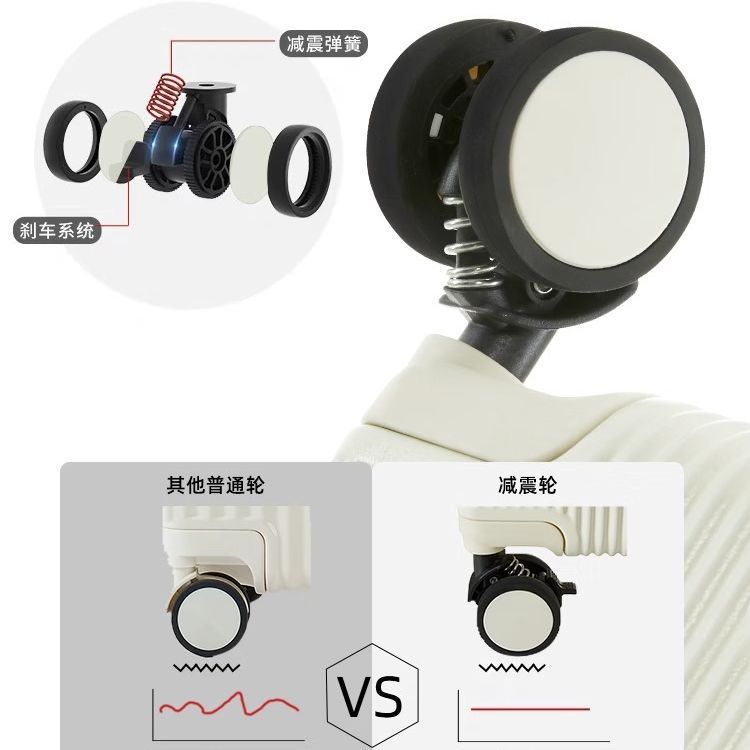多功能行李箱铝框前置开口开盖拉杆箱旅行箱密码箱20寸登机箱批发详情图4