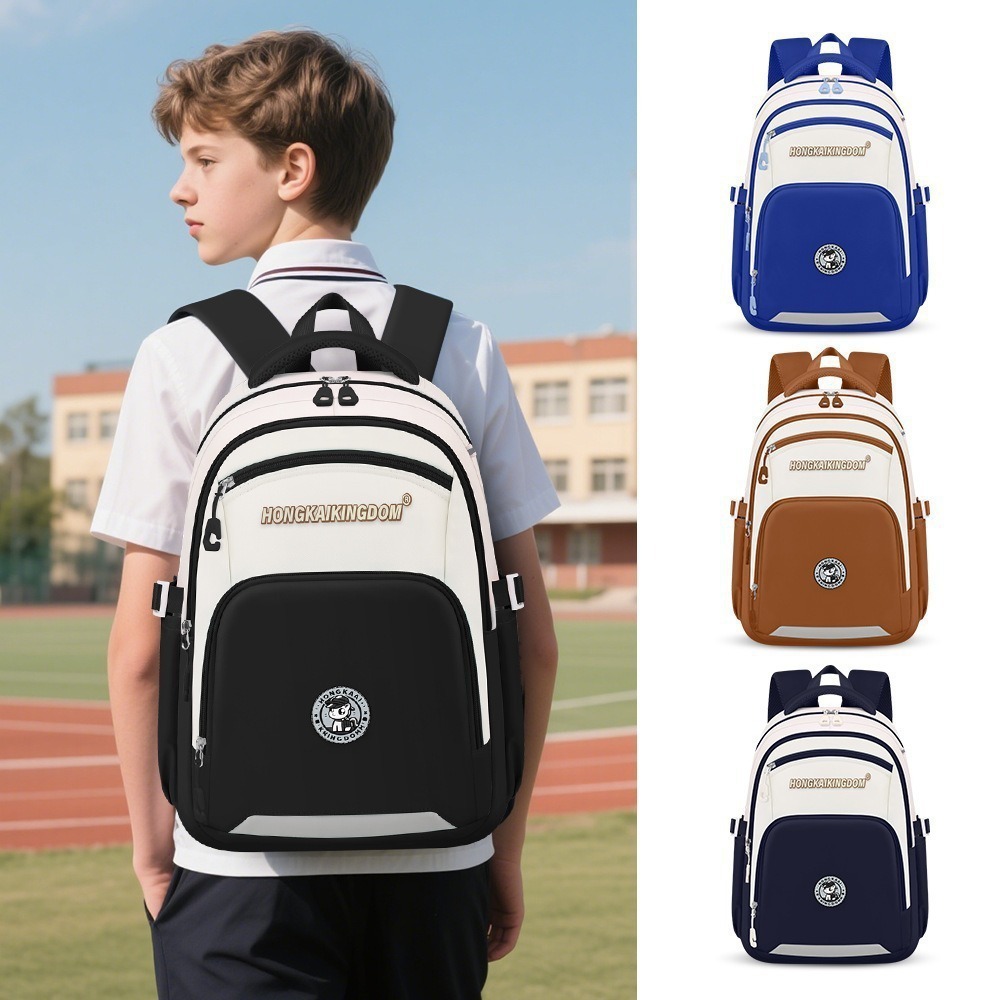 2025 New men's and women's backpacks, large-capacity, multi-functional, fashionable backpacks, and waterproof backpacks for junior high school and primary school students details Picture