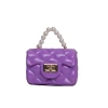 2023 mini Jelly Bag for children in foreign trade, candy-colored handbag, trendy and fashionable chain shoulder bag Item Picture