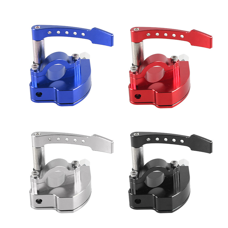 The Color Complete 7/8 Thumb Throttle Assembly Is Suitable For Honda Kawasaki Suzuki Yamaha Off-Road Vehicles Specification drawing
