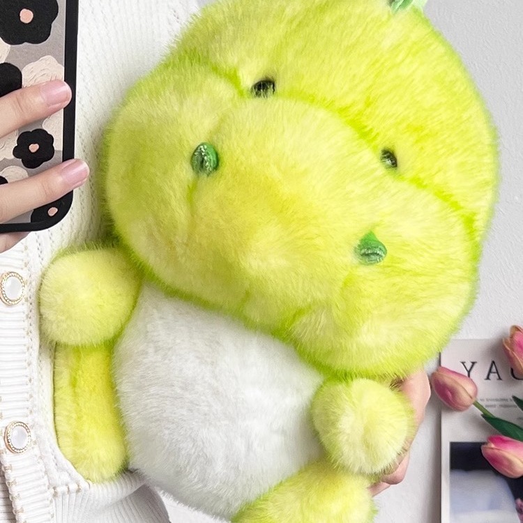 Mucho amor genuino gordo dragón perro real peluche bondadoso bonito dibujos animados muñeca de curación regalo de cumpleaños garra máquina muñeca details Picture