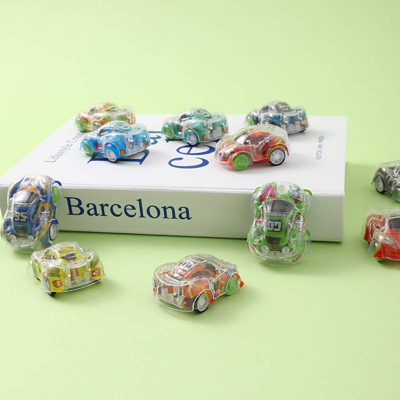Color-printed small cars, rebound cars, inertia mini gifts, girl toy cars, boy toys, kindergarten prizes Specification image