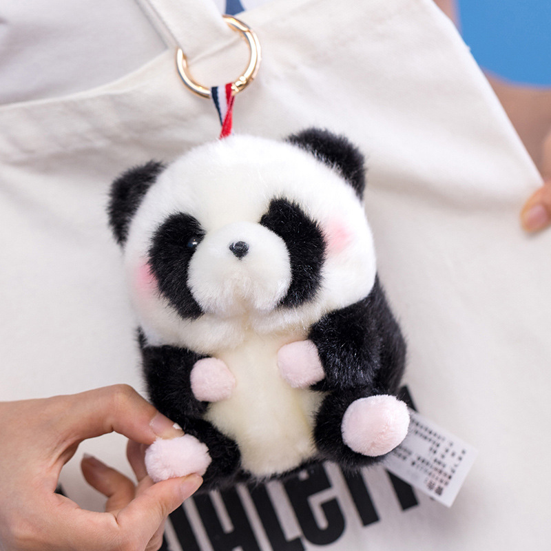 Cute panda dolls, bags, schoolbags, pendants, hamsters, little rabbits, plush toys, small dolls, and stuffed toys on Instagram Specification image
