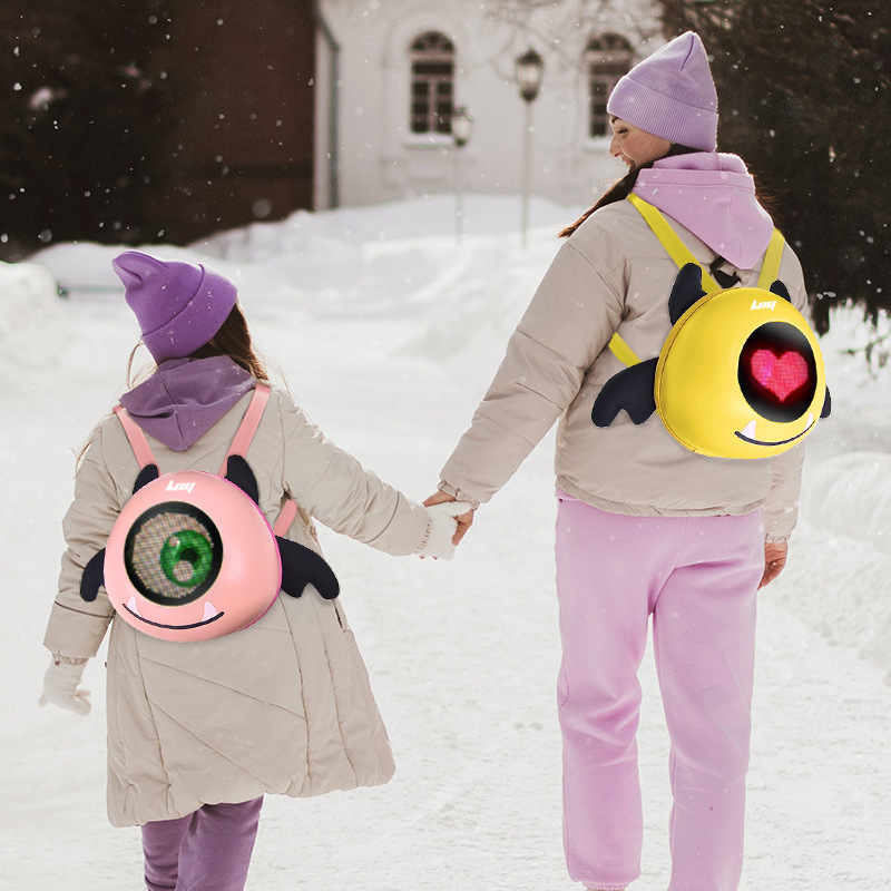 LED doble hombro mochila escolar infantil primaria temprana enseñanza aprendizaje institución de formación regalo niños linda chica mochila Application Scenario