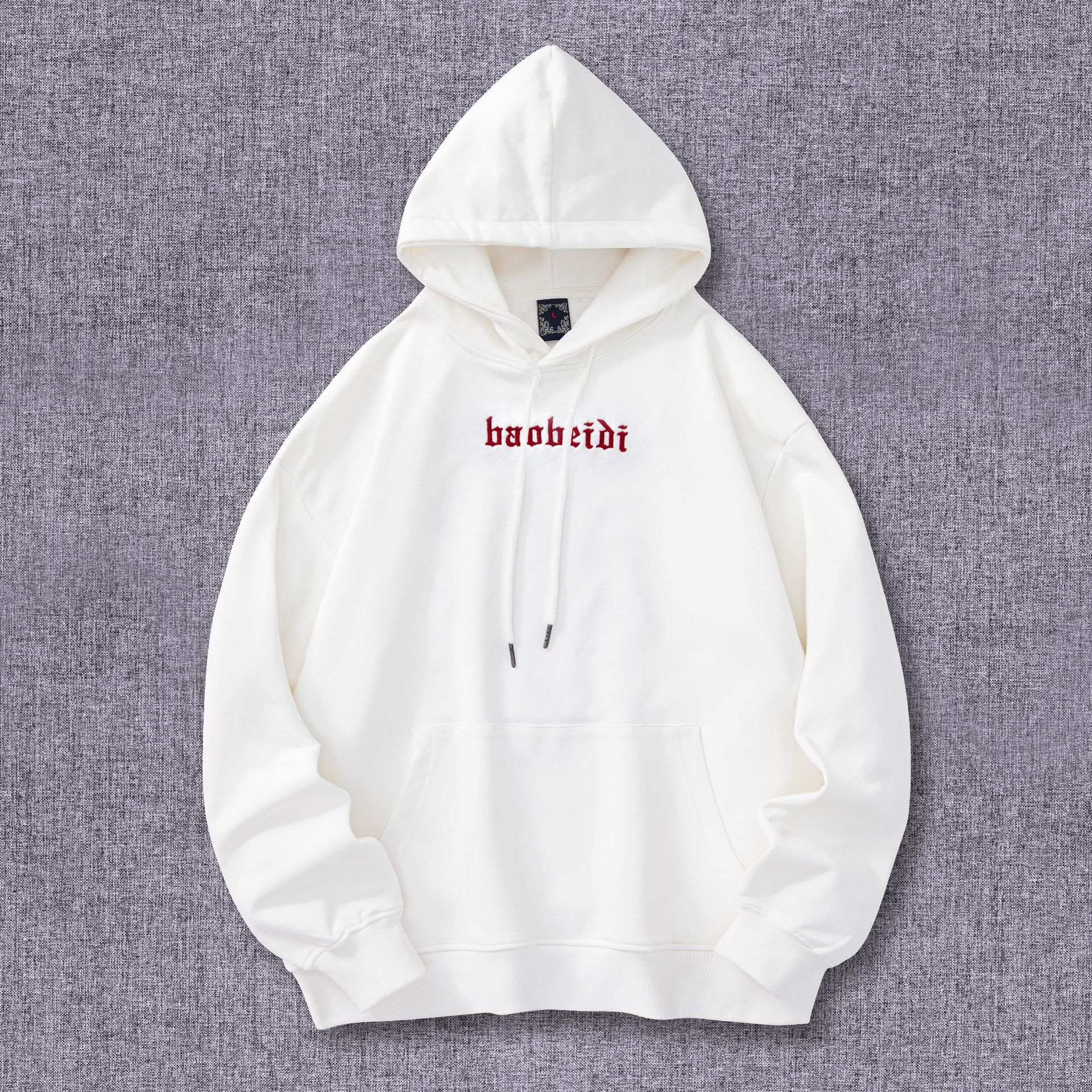 The new autumn and winter collection of heavy-duty embroidery hoodies, men's hooded shirts, large-sized men's pullovers and casual couple shirts from a trendy brand Application Scenario