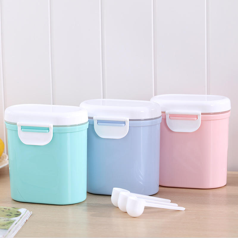Baby milk powder box, portable sealed box for going out, large-capacity baby snack storage box, mother and baby products details Picture