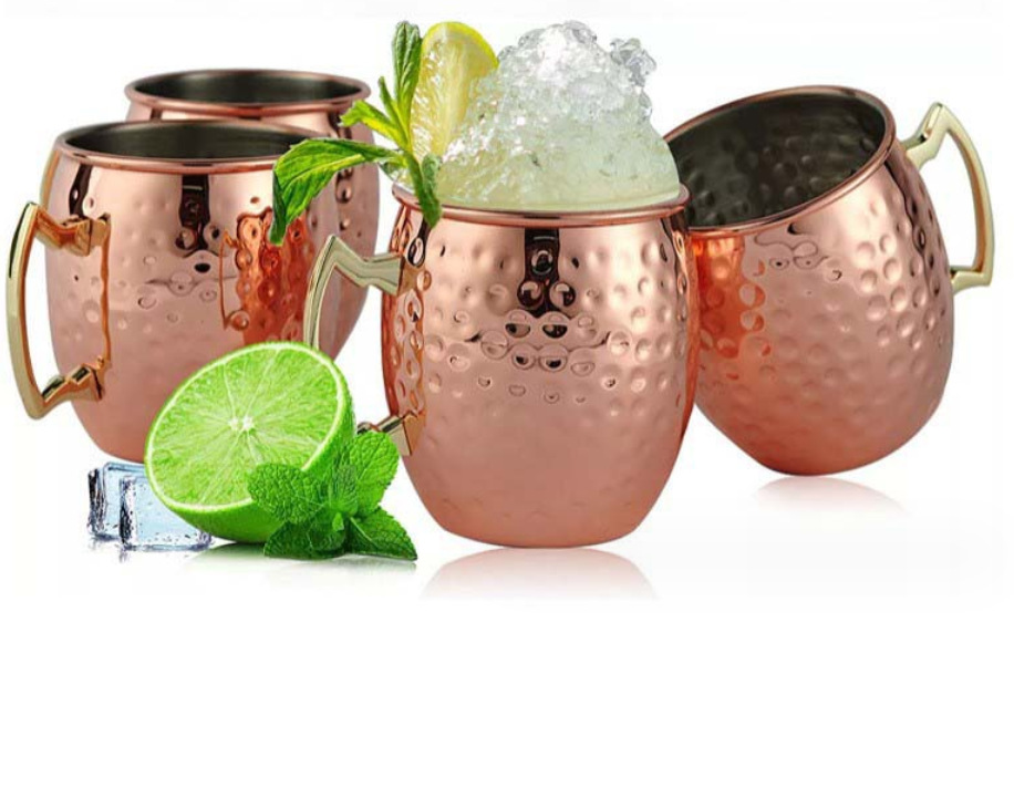 60ML mini stainless steel electroplated hammered small wine glass
