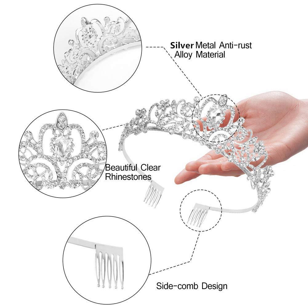 王冠/合成锆石皇冠/莫桑石皇冠/皇冠头纱/皇冠生日鲜花产品图