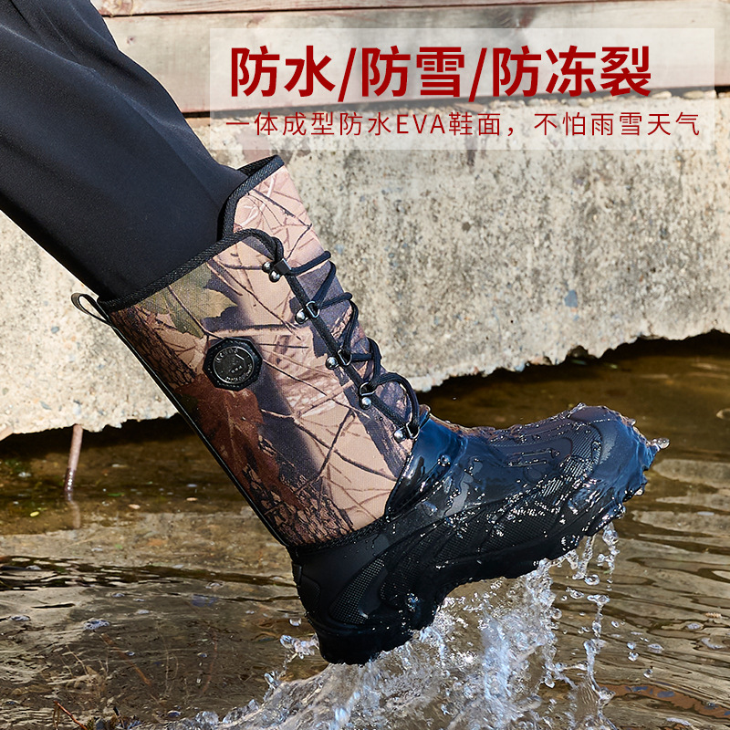 男式雪地靴实物图