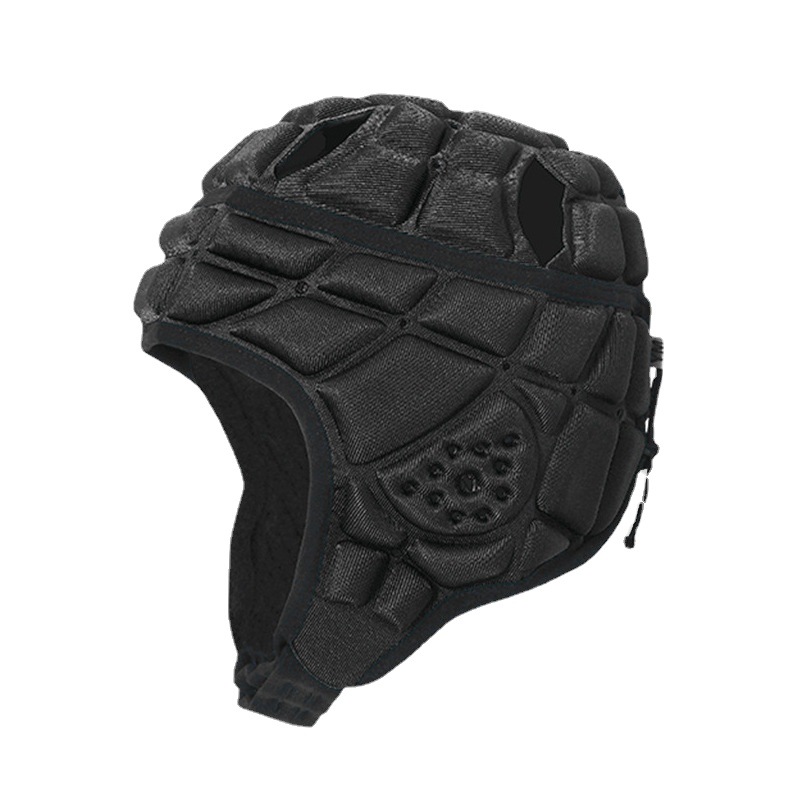 Football Helmet Goalie Hat English Crash Cap Kids Training Baseball Guard Soft Football Goalie Head Guard Item Picture