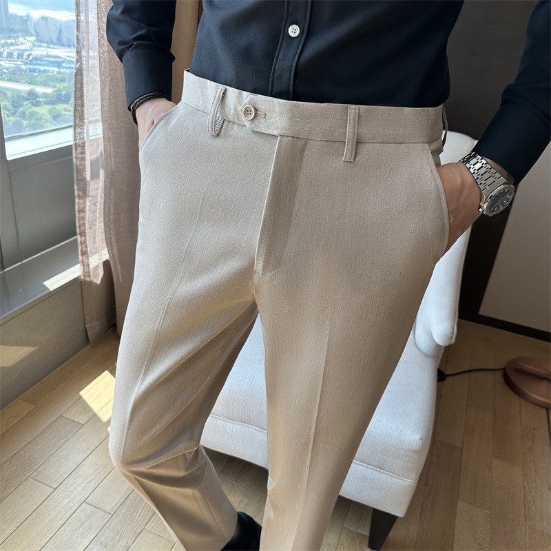 男士西裤实物图