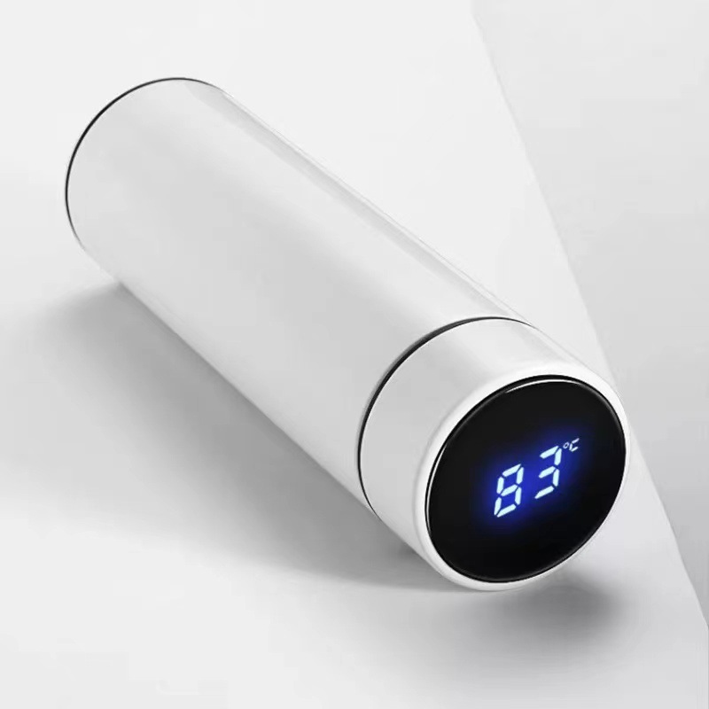 316不锈钢保温杯智能温显商务直身杯测温车载水杯杯子温度杯批发