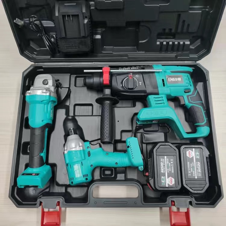 Bolte 15 Batteries Brushless Charging Electric Hammer Hammer Drill Lithium Electric Angle Grinder Electromechanical Drill Wrench Universal Application Scenario