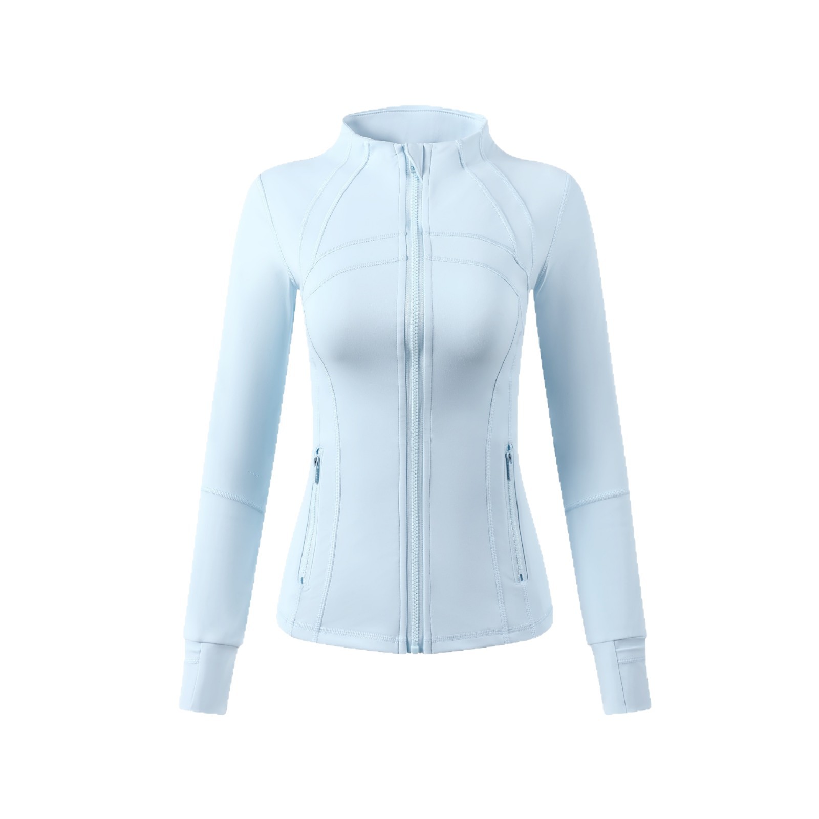luludarling top, yoga wear, tight-fitting, form-fitting jacket, long-sleeved, sporty, casual and fitness women's coat Item Picture