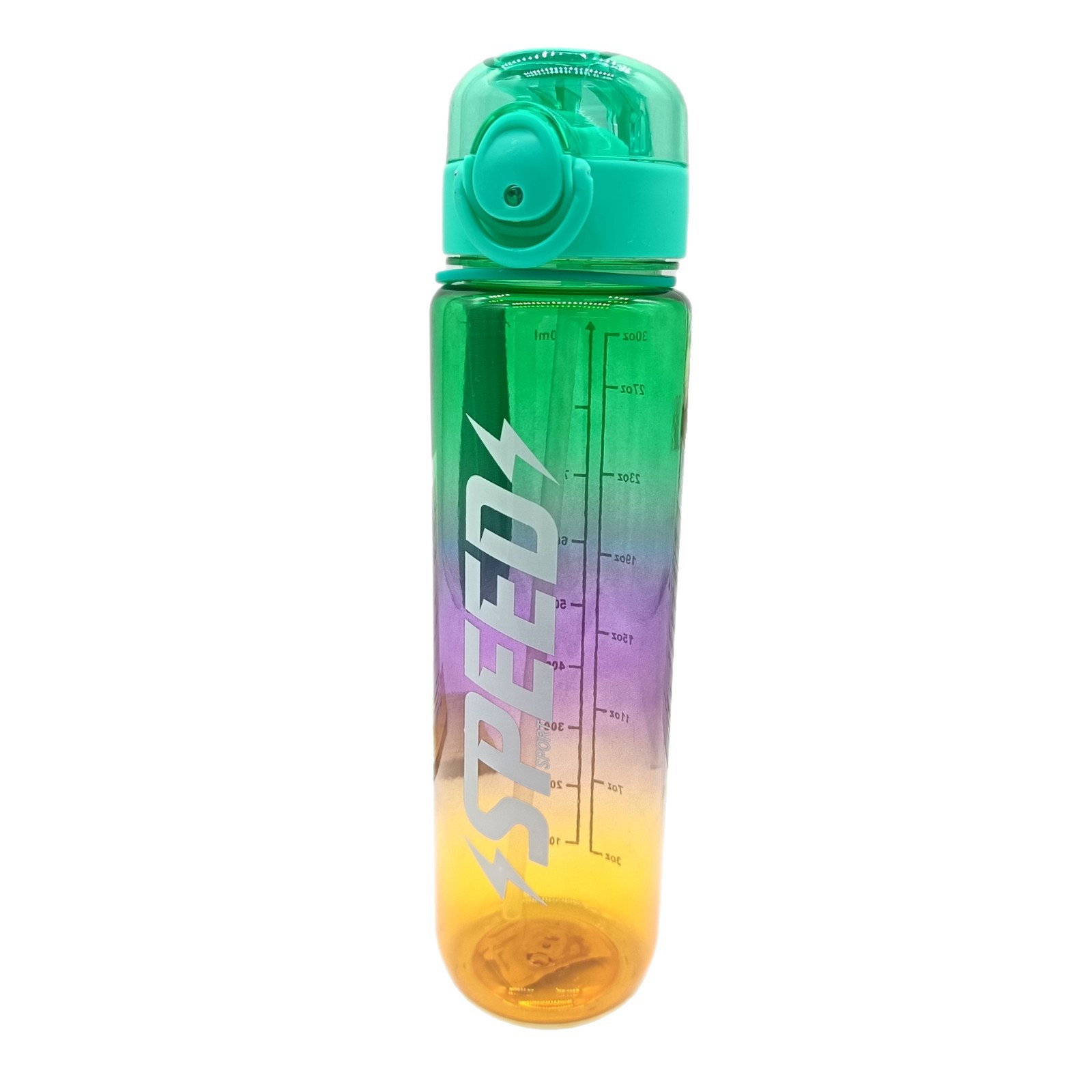 Cross-border best-selling sports water bottle, straw, water cup, soft silicone spout, high appearance level, summer transparent dopamine gradient Item Picture