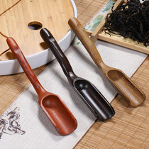 Solid wood tea spoon tea teaspoon tea ceremony six gentlemen accessories rosewood black rosewood creative tea shovel zero match