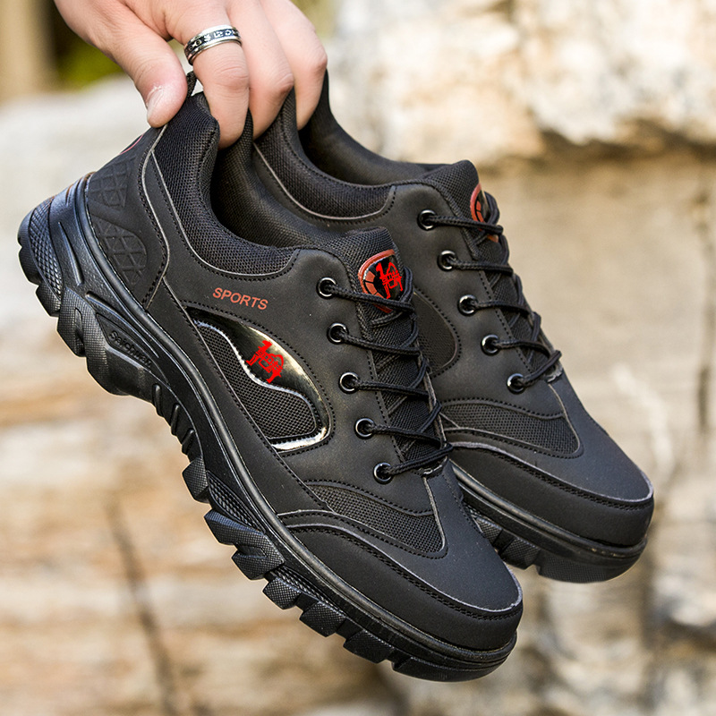 Men's Shoes Four Seasons Outdoor Hiking Shoes Breathable Running Sports Shoes Labor Protection Large Size Men's Shoes Fashion Casual Shoes Specification drawing