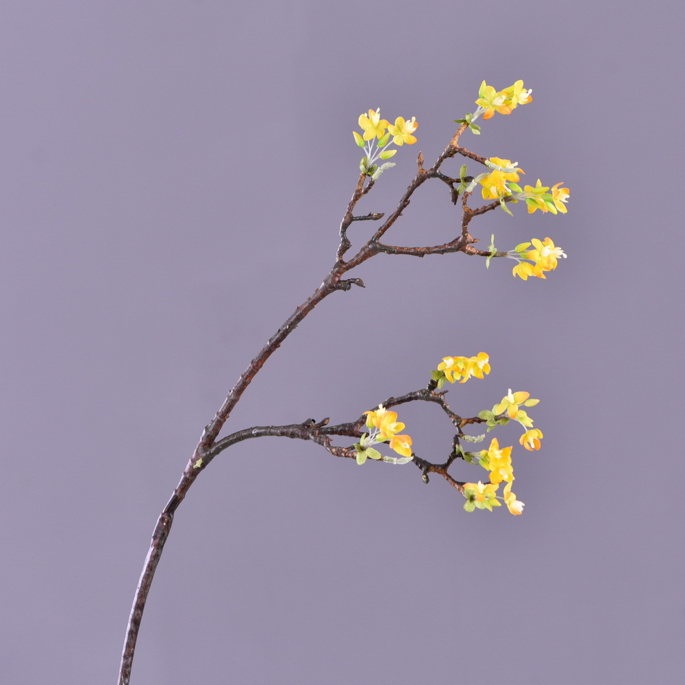 Factory wholesale of high-end artificial flowers, artificial purple rosewood flowers, soft decoration floral art for hotel and homestay model rooms, and artificial locust flowers