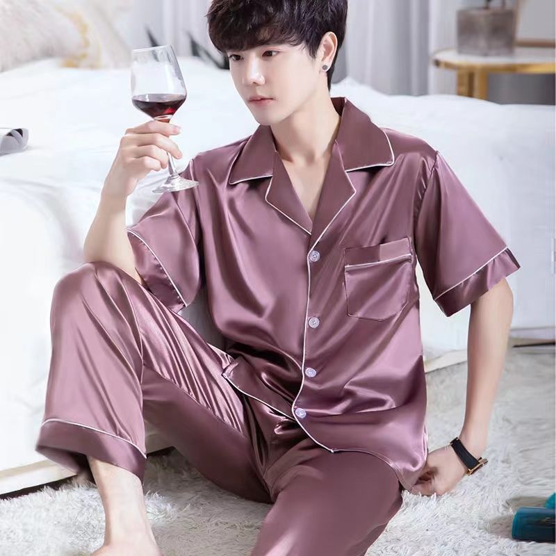 男士家居服实物图
