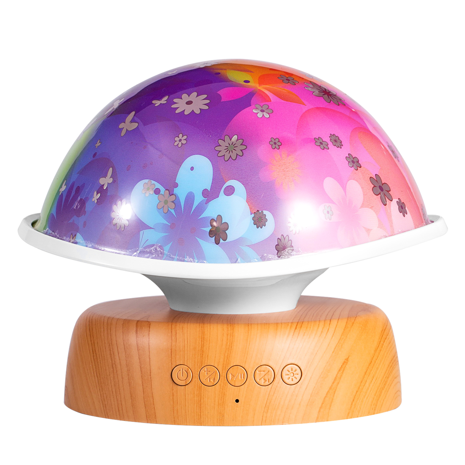 小夜灯/投影灯/蓝牙音乐灯白底实物图