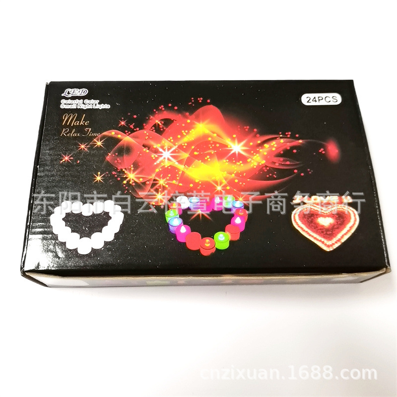 Three-Dimensional Small Tea Candle Manual Simulation Fake Candle Bar Wedding Hotel Lead Lighting Led Electronic Candle Light details Picture