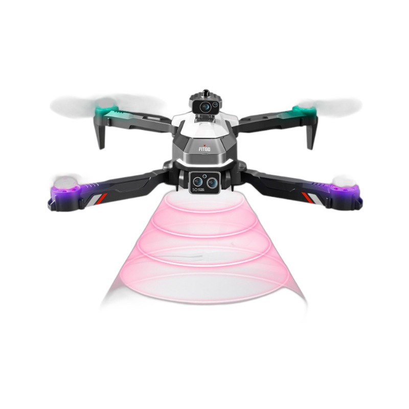 Cross-border drone M2 optical flow obstacle avoidance dual aerial photography HD remote control aircraft breathing light quadcopter for children Item Picture