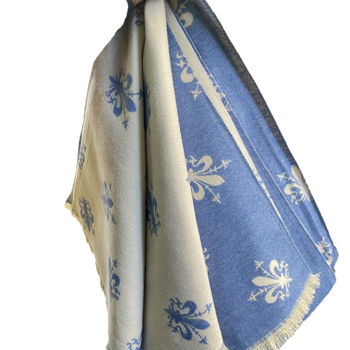 围巾/丝巾女长款百搭/穆斯林头巾/薄羊绒围巾/丝巾女长款时尚白底实物图