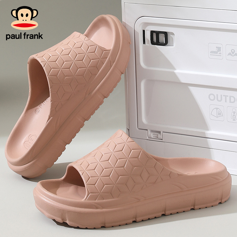 大嘴巴猴凉拖鞋夏季情侣居家纯色一字拖eva 66386