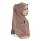 新淘纱大童成人马来西亚头巾跨境热卖纯色简单纱巾H120