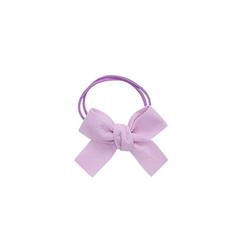 Cute pink hair tie for children. It won't hurt girls' hair. The hair tie is highly elastic and durable. Little girls can tie their hair in a ponytail Item Picture