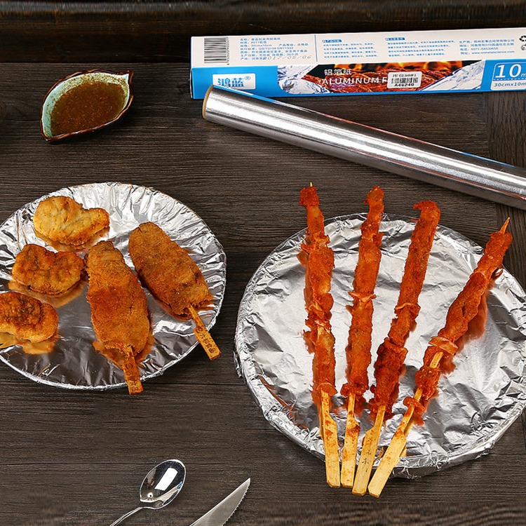 Household kitchen cake oil-absorbing paper, barbecue meat silicone oil paper, baking tools, baking plates, deep-frying pad paper, oven tin foil Application Scenario