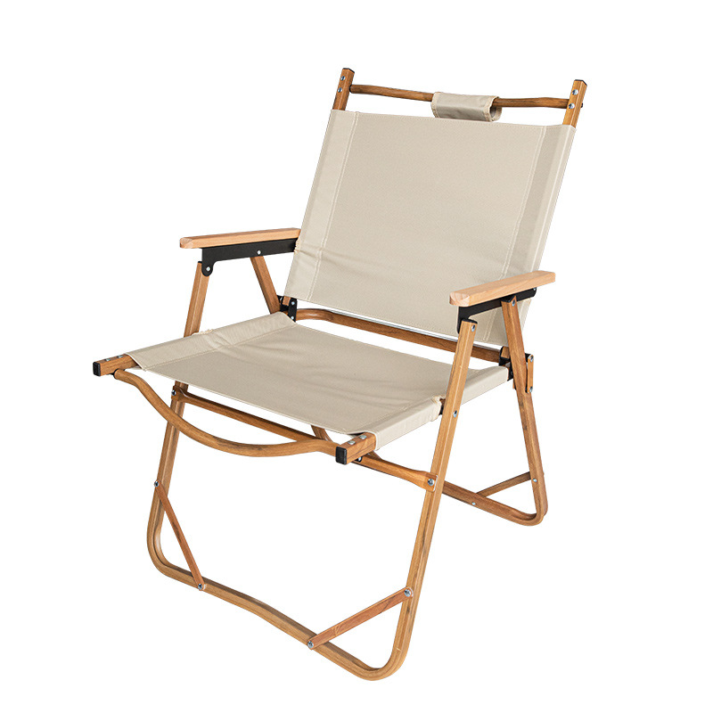 Processing Custom Outdoor Folding Chair Kermit Chair Aluminum Alloy Portable Wilderness Camp Folding Chair Outdoor Indoor Item Picture