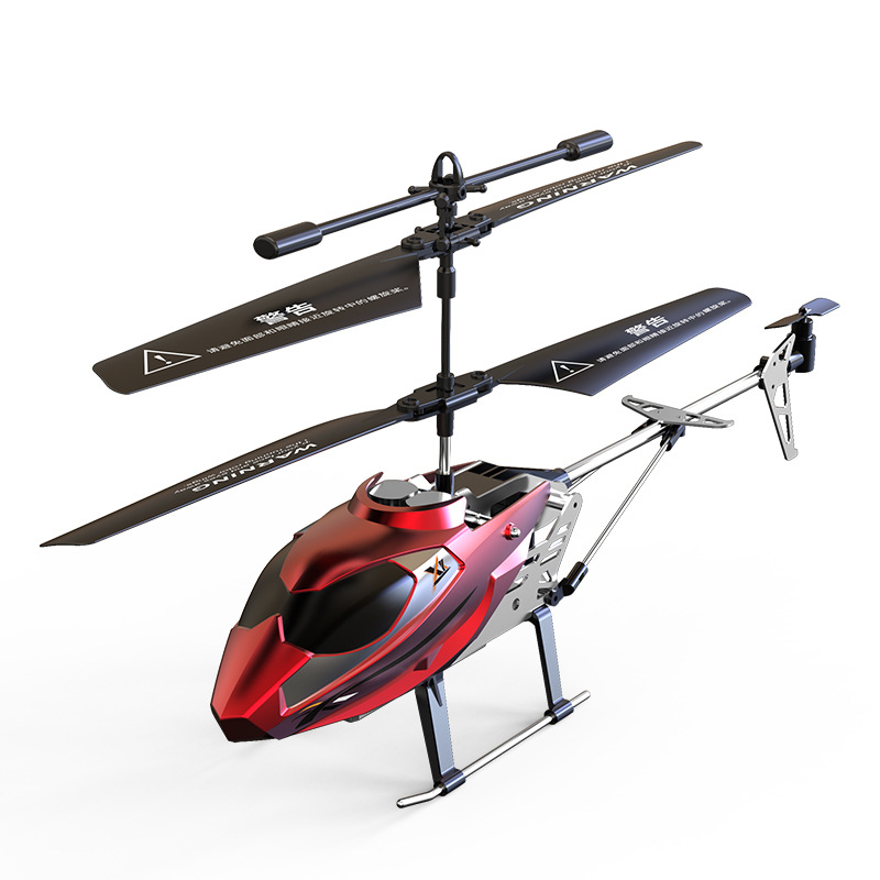 Remote control aircraft, boy alloy helicopter, shock-resistant with colorful lights, long-range children's toy remote control aircraft Item Picture