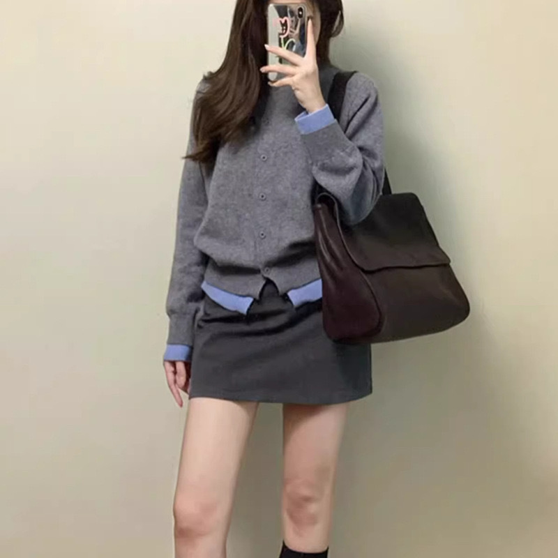 毛衣/毛衣妈妈秋冬款/德开/女装女短袖韩版/毛衫细节图
