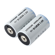 D1号USB充电电池 煤气灶热水器type-c插口恒压快充锂电池