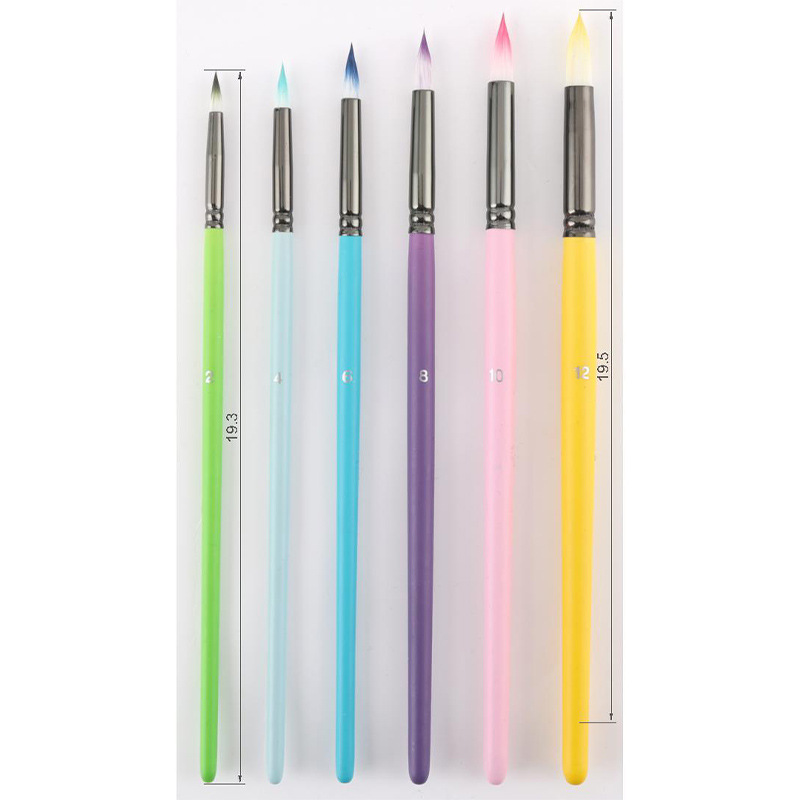 画笔/金属色软头/油画绘画工具/数字油画/石膏娃娃产品图