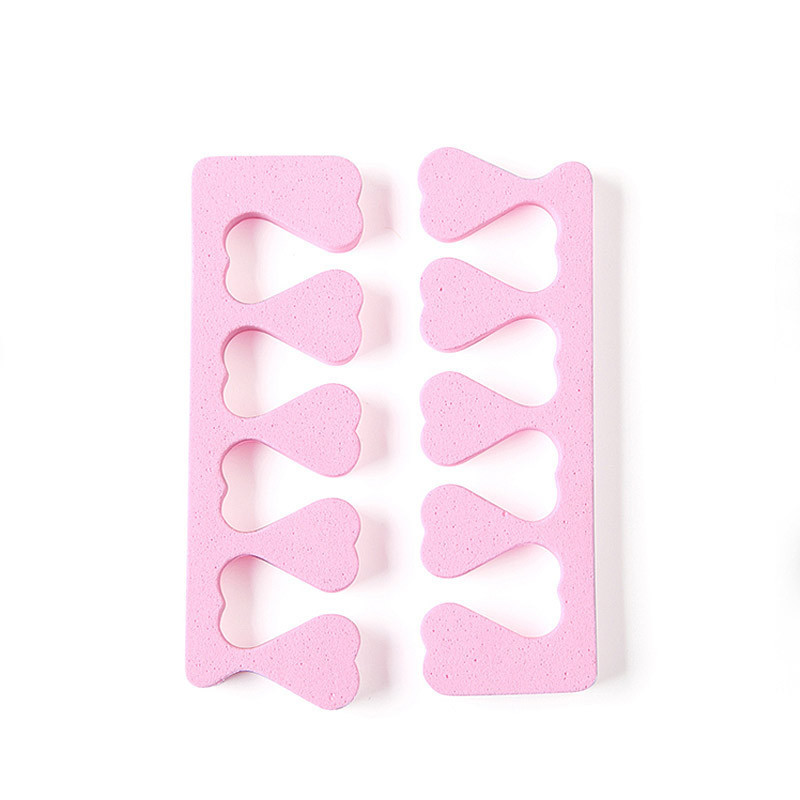 Eva Sponge Fingerparting Cotton Love Shaped Fingerparting Pink Fingerparting Cotton Toe Interconnector Nail Nail Fingerparting Specification drawing