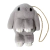 Plush bag, cute rabbit doll, single-shoulder crossbody student bag, double-shoulder children's bag, versatile and fashionable rabbit bag Item Picture