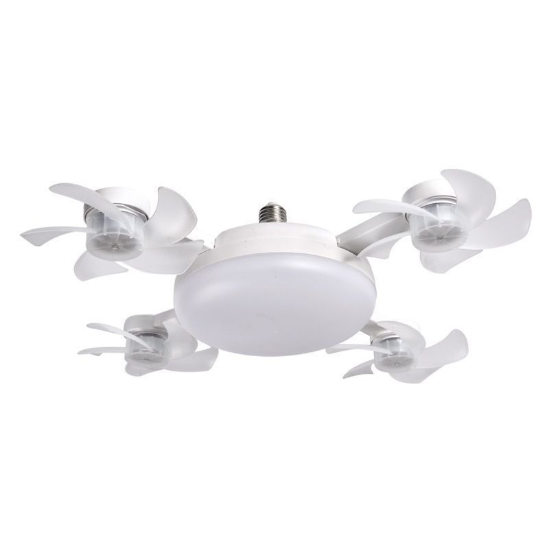 New cross-border drone fan light, small E27 screw-top ceiling-mounted electric fan light for bedroom, dining room, dormitory and home use Item Picture