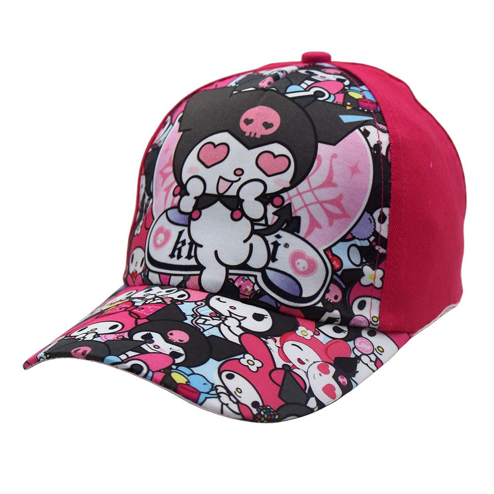 Cross-Border Animation Sanrio Printed Children's Baseball Cap Kulomi Melody Cute Cartoon Boys And Girls Cap Item Picture