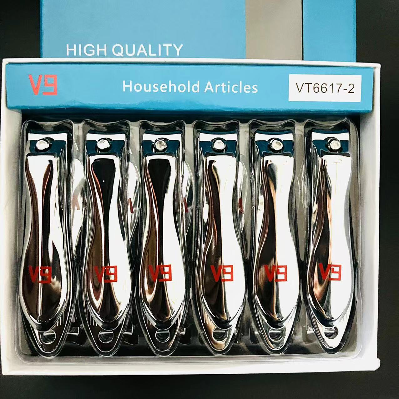 【办公室】VT807指甲钳12/盒600/件VT807学生家用大号指甲剪 指甲刀随身携带指甲剪2元货源批发