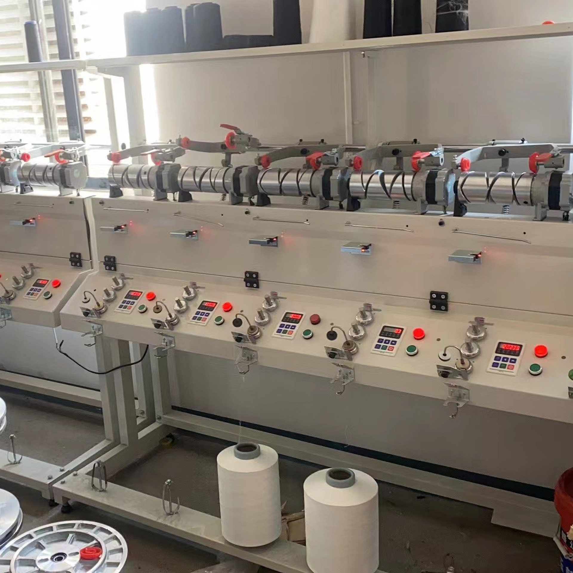 280 defuzzing machine, 6-spindle defuzzing, yarn rewinding machine, 2/4/6 single-spindle textile equipment, winding 280 single-spindle rewinding machine Specification image