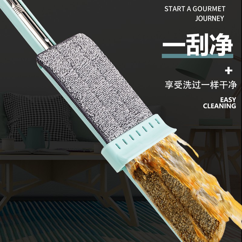 New popular hand-washing flat mop, lazy mop, hotel and household all-purpose cleaning lazy product wholesale 045 Specification image