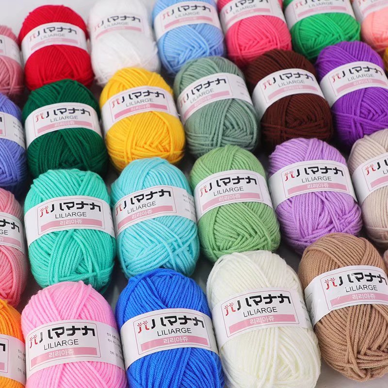 4 Strands Milk Cotton Wool Thread Doll Blanket Baby Baby Children Sweater Shoes Hat Crochet Diy Knitting Bag Wholesale Application Scenario