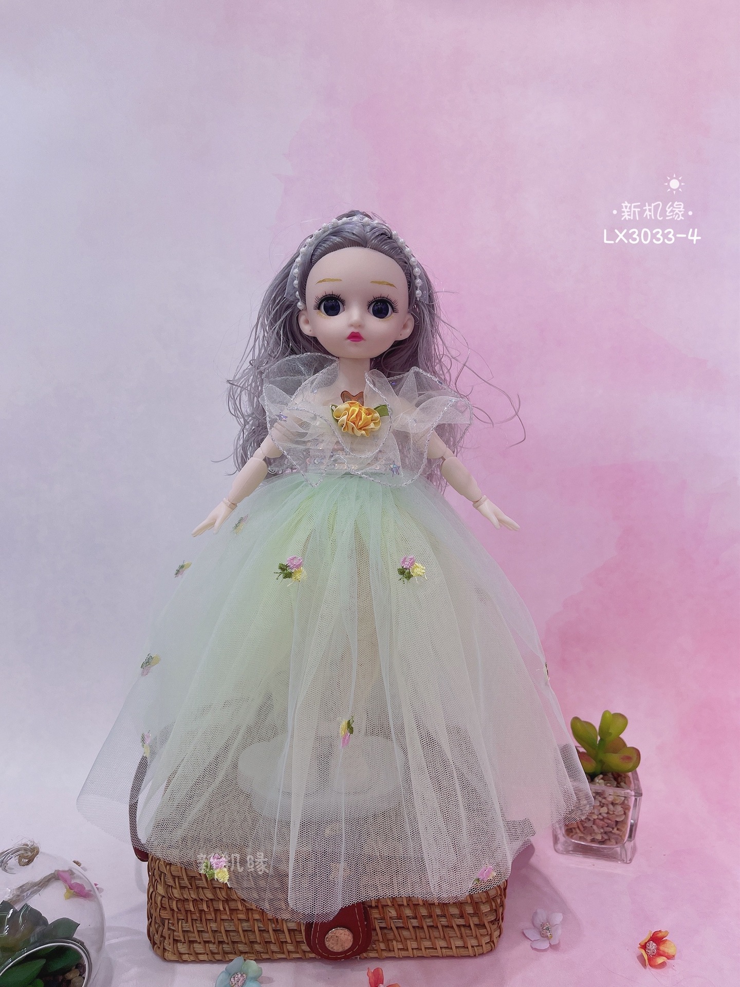 Exquisite 30cm Barbie doll, movable joint music doll, Princess Luoxi girl toy gift box Application Scenario